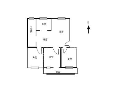 建行家属院(八一路) 3室 2厅 116平米