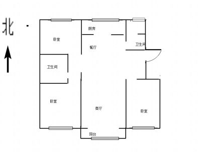 中州花园 3室 2厅 145平米