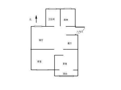 文泰名苑(南苑) 2室 2厅 84平米