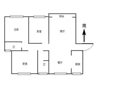 尚都国际 3室 2厅 127平米