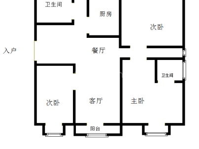 中州花园 3室 2厅 140平米