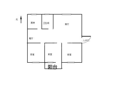 师范学院第五家属院(文化路) 3室 2厅 103.95平米