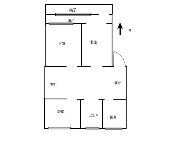 百货公司家属院(货场路) 3室 2厅 105平米