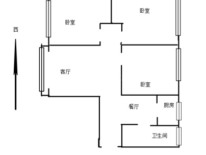 天成家园 3室 2厅 127平米