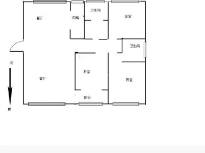 美景天城(北区) 3室 2厅 152平米
