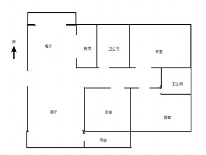 祥和馨苑(长江路) 3室 2厅 147平米