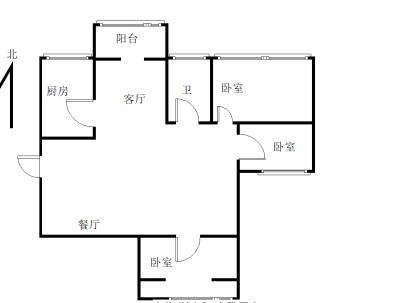 锦绣花园 3室 2厅 123平米