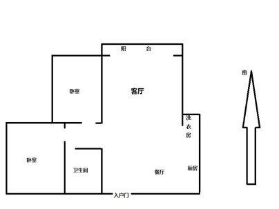 银河东苑(南部新城) 2室 2厅 98.5平米