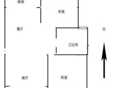 毛纺厂家属院(平原路) 2室 1厅 60.78平米