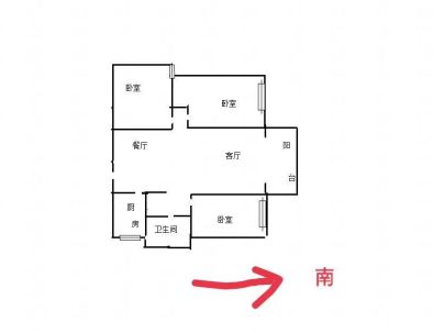 弘盛王朝 3室 2厅 127平米