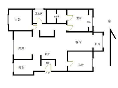 京都九如府 3室 2厅 132平米
