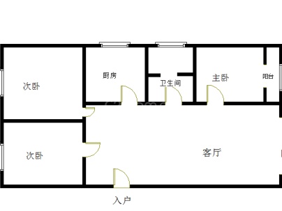 京都九如府 3室 2厅 105平米