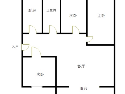 和谐嘉苑(长江东路) 3室 2厅 140平米