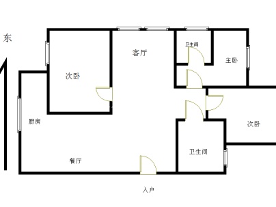 香樟公馆(东院) 3室 2厅 143平米