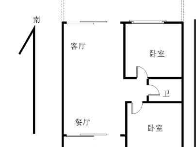 东华锦城 2室 2厅 93.5平米