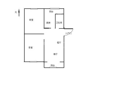 土地局家属院（长征路） 2室 2厅 80平米