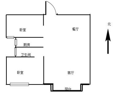 老君台（A区） 2室 2厅 102.6平米