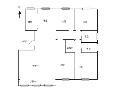 润泓中堂(洋房) 4室 2厅 176平米