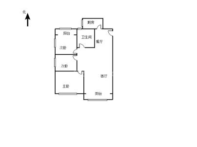 蓝岛家和 3室 2厅 127平米