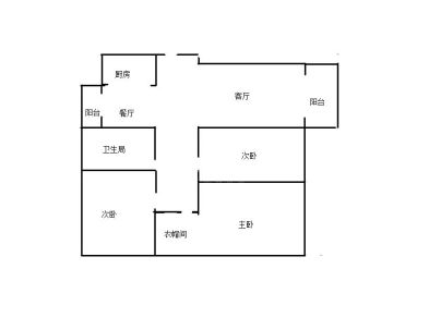 海亚香樟园 3室 2厅 83.5平米