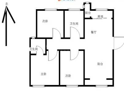 中意温馨苑 3室 2厅 128平米