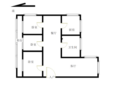 祥和居苑 3室 2厅 146.75平米