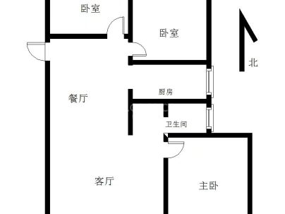信华城三期(高层) 3室 2厅 122平米