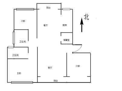 建业十八城六期 3室 2厅 139平米