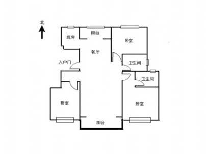 尚锦华城(一期) 3室 2厅 130.41平米