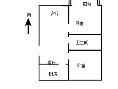 锦绣花园 2室 2厅 108平米
