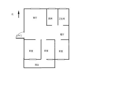 信用社家属院(八一西路) 3室 2厅 108平米