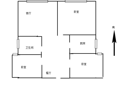 中辰万和城 3室 2厅 106平米