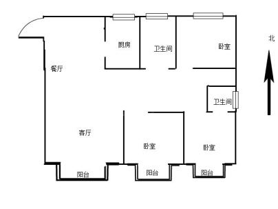 上海公馆 3室 2厅 136平米