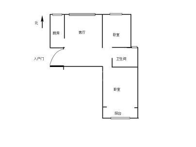 东华锦城 2室 1厅 89平米