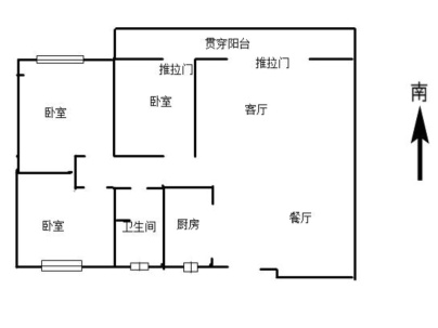银基荣府(高层) 3室 2厅 106平米
