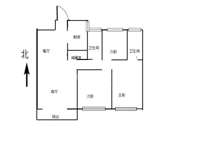 珍宝岛雍景和府 3室 2厅 120.45平米