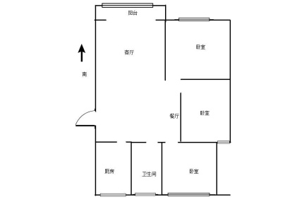 西韵嘉园 3室 2厅 117平米