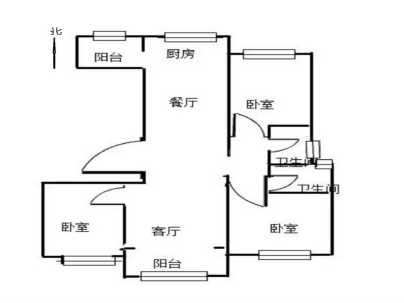 南湖公馆(小高层) 3室 2厅 128.1平米