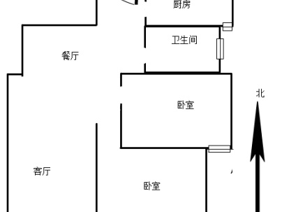 上海公馆 2室 2厅 89平米