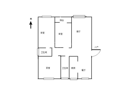 人防公寓小区 3室 2厅 132平米