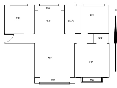 西韵嘉园 3室 2厅 121平米