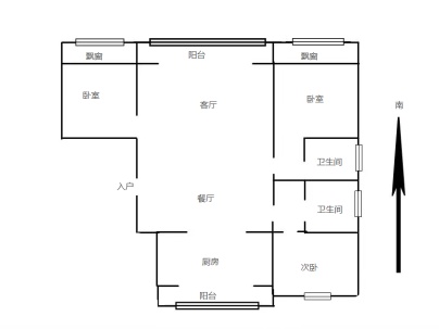 碧桂园天悦三期清溪苑 3室 2厅 123.4平米