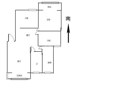 梧桐道(小高层) 3室 2厅 110平米