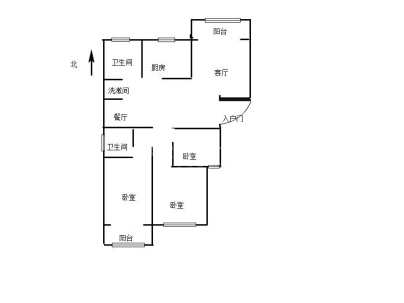 五环鑫苑 3室 2厅 138平米