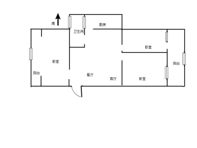 长征综合楼(长征路) 3室 2厅 102平米