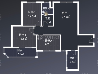 里能舜泰园 3室 2厅 127平米