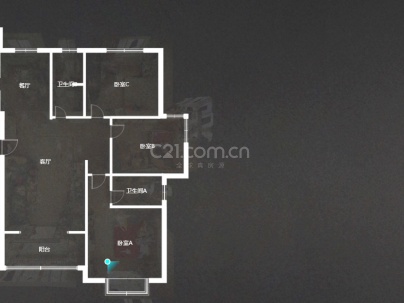 鸿顺豪园 3室 2厅 141平米