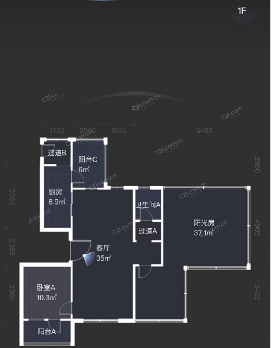 鲁商运河公馆二手房|鲁商运河公馆 4室 2厅 134平米-c21在线