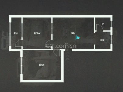 红星小区 2室 1厅 70平米
