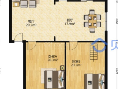 菜市新区（刘庄路12号） 4室 2厅 127平米